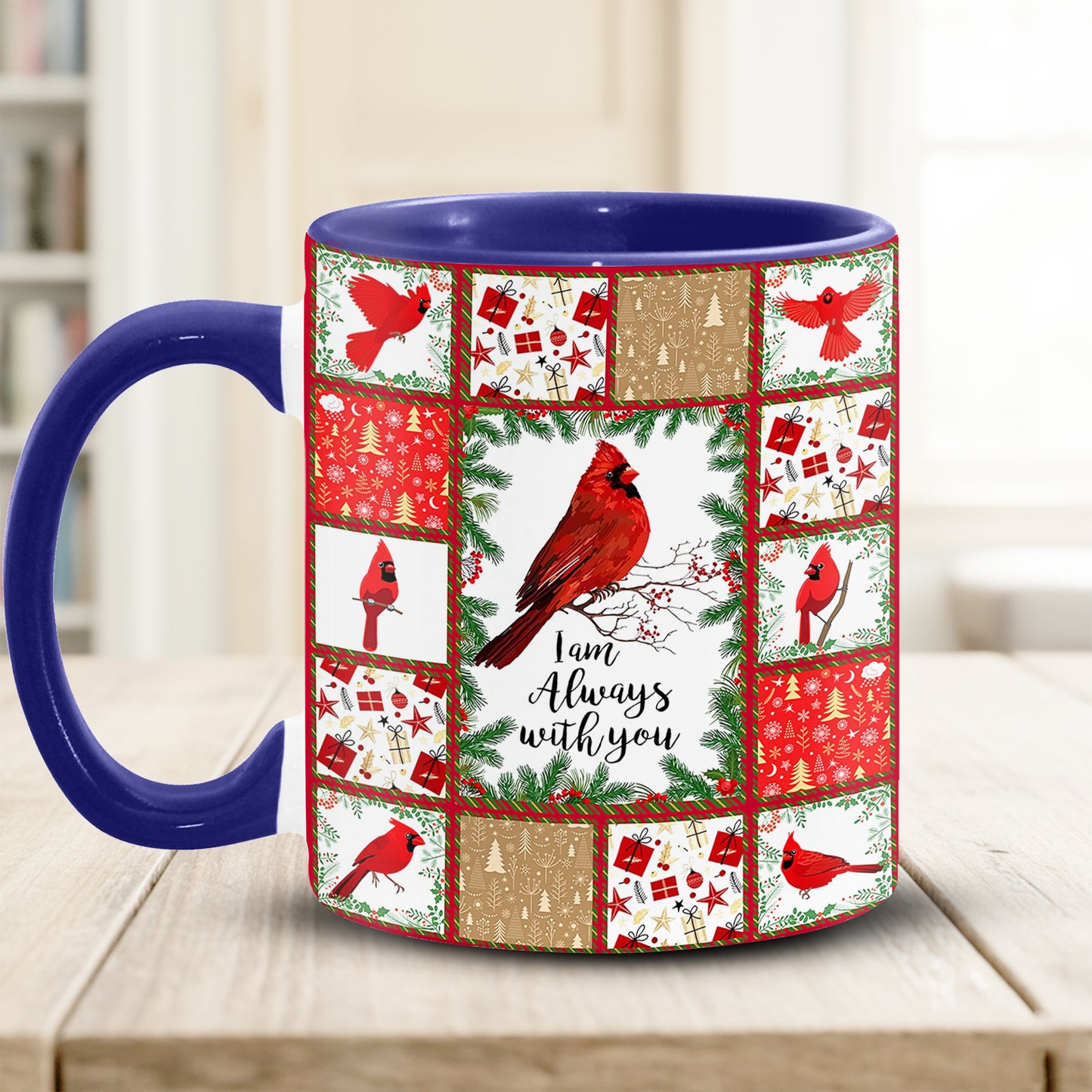 I Am Always With You - Cardinal Ceramic Accent Mug
