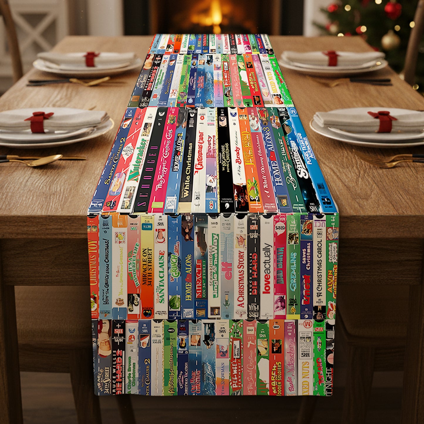 Cozy Christmas Charm Table Runner