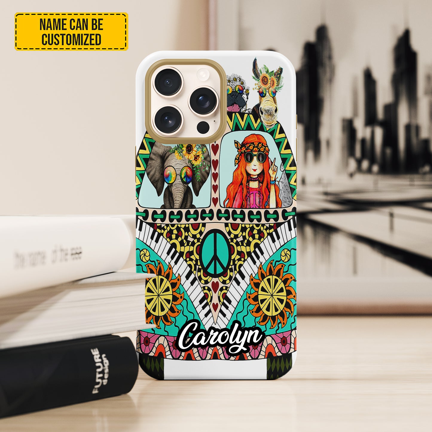 Personalized Hippie Phone Case