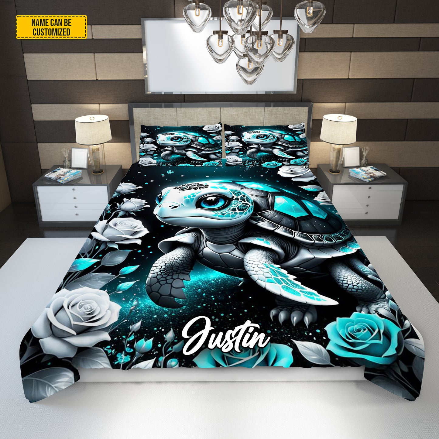 Personalized Sea Turtle Bedding Set