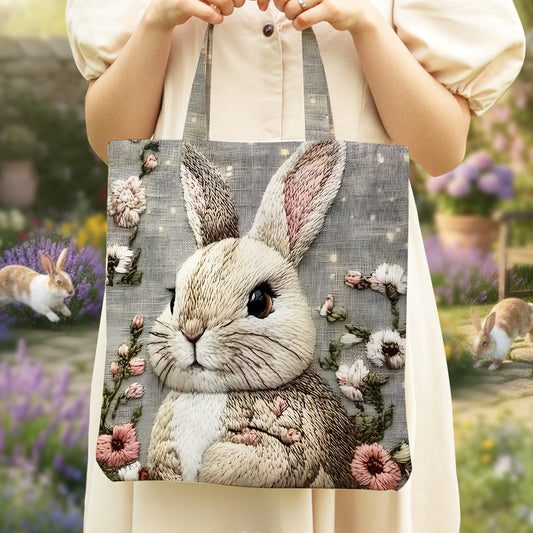 Cute Rabbit Tote Bag