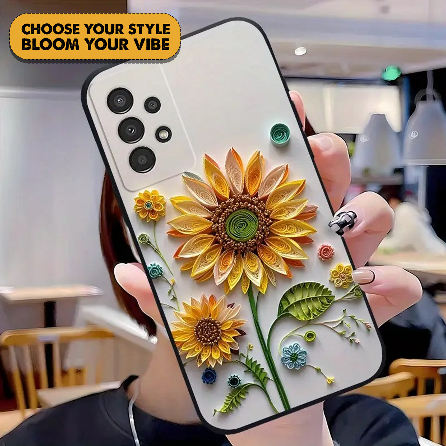 Beautiful Sunflower - Personalized Phone Case