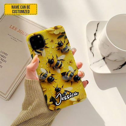 Personalized Bee Phone Case