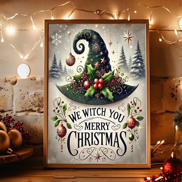 Enchanted Christmas Canva or Poster
