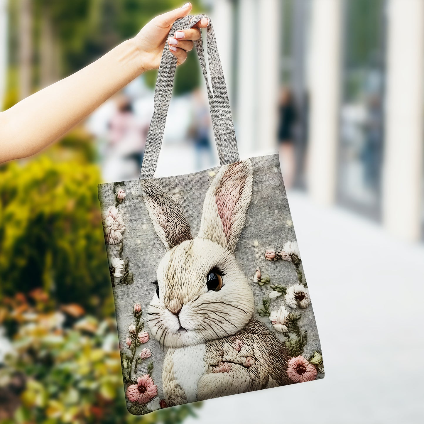 Cute Rabbit Tote Bag