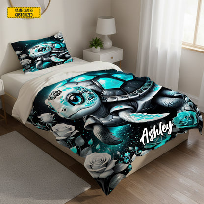 Personalized Sea Turtle Bedding Set