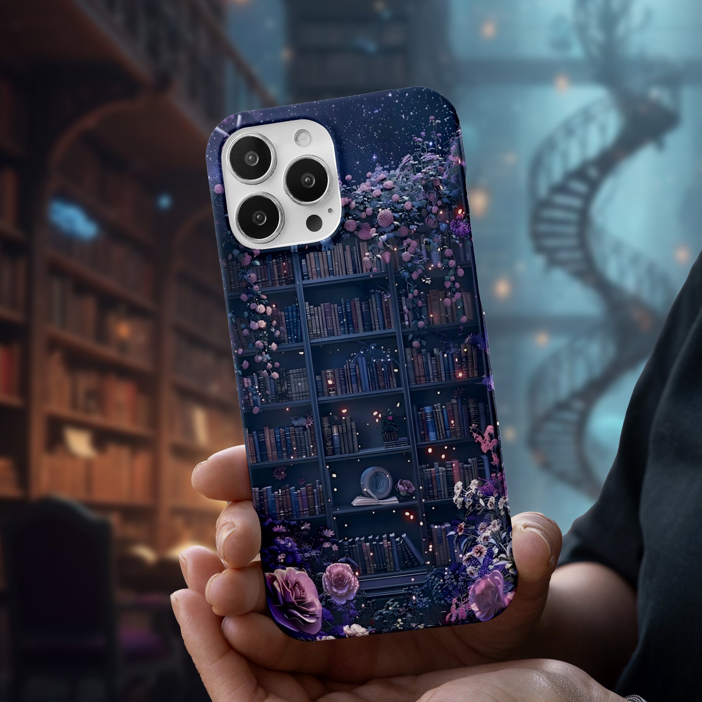 Midnight Library Phone Case