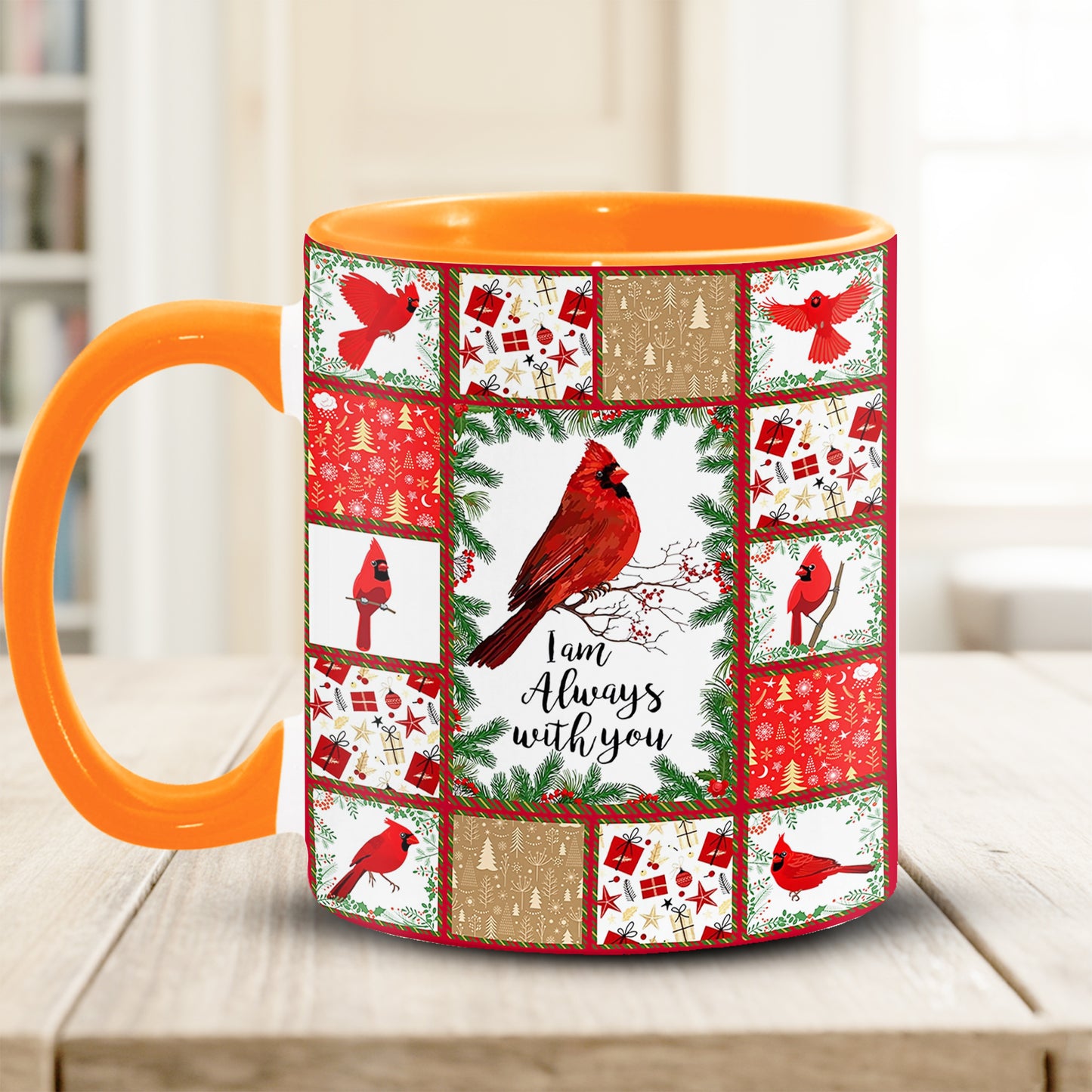 I Am Always With You - Cardinal Ceramic Accent Mug