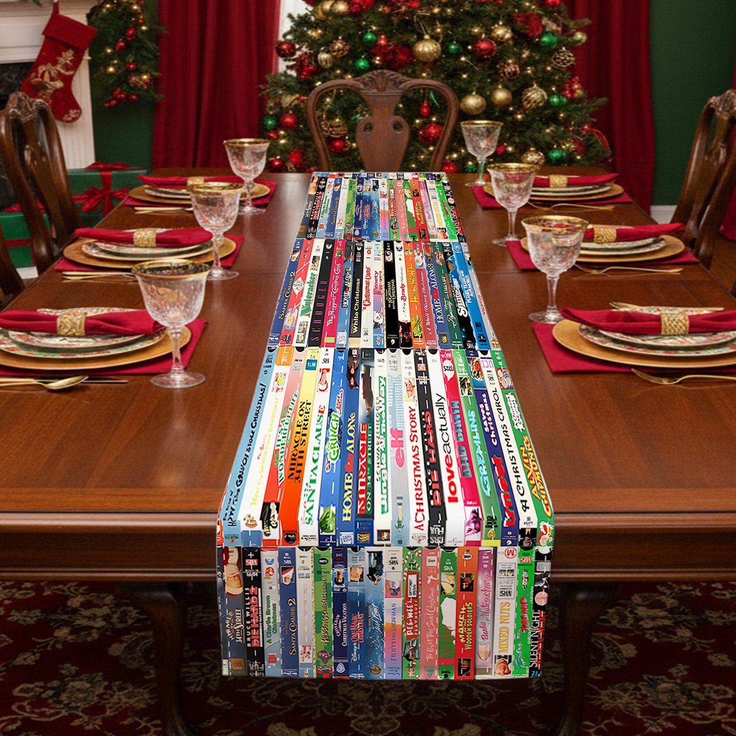 Cozy Christmas Charm Table Runner