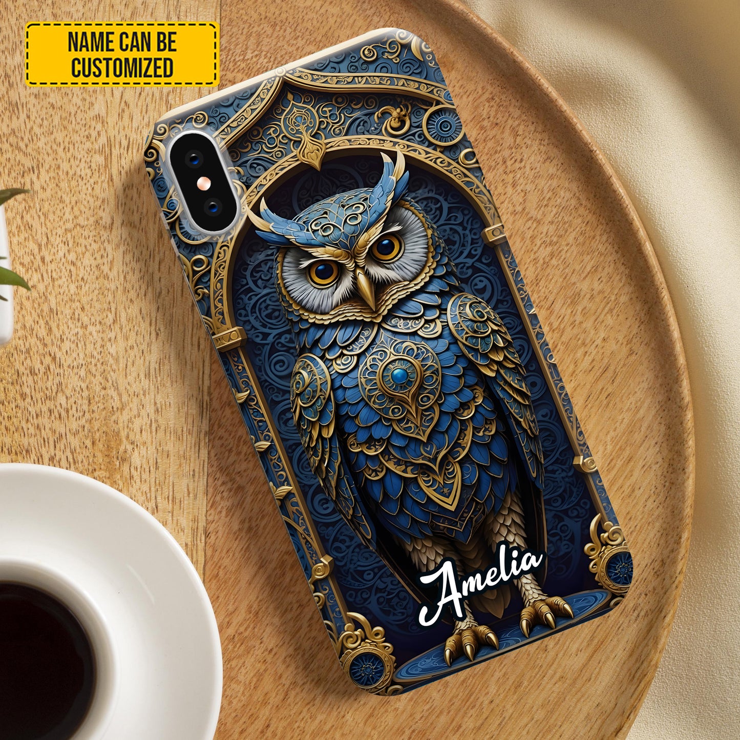 Personalized Owl Wisdom Phone Case