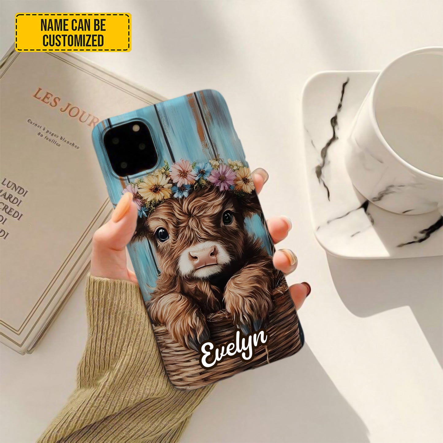 Highland Cow Cute - Personalized Phone Case