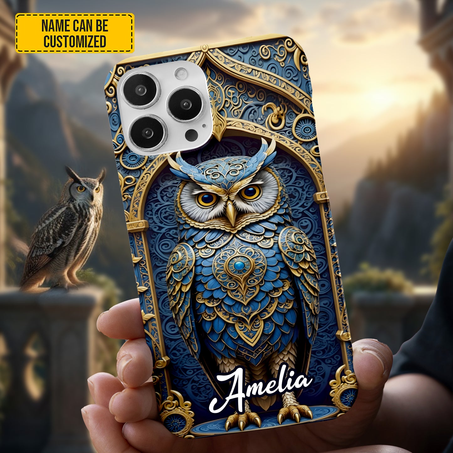 Personalized Owl Wisdom Phone Case