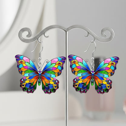 Colorful Butterfly Earrings