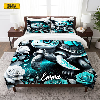 Personalized Sea Turtle Bedding Set