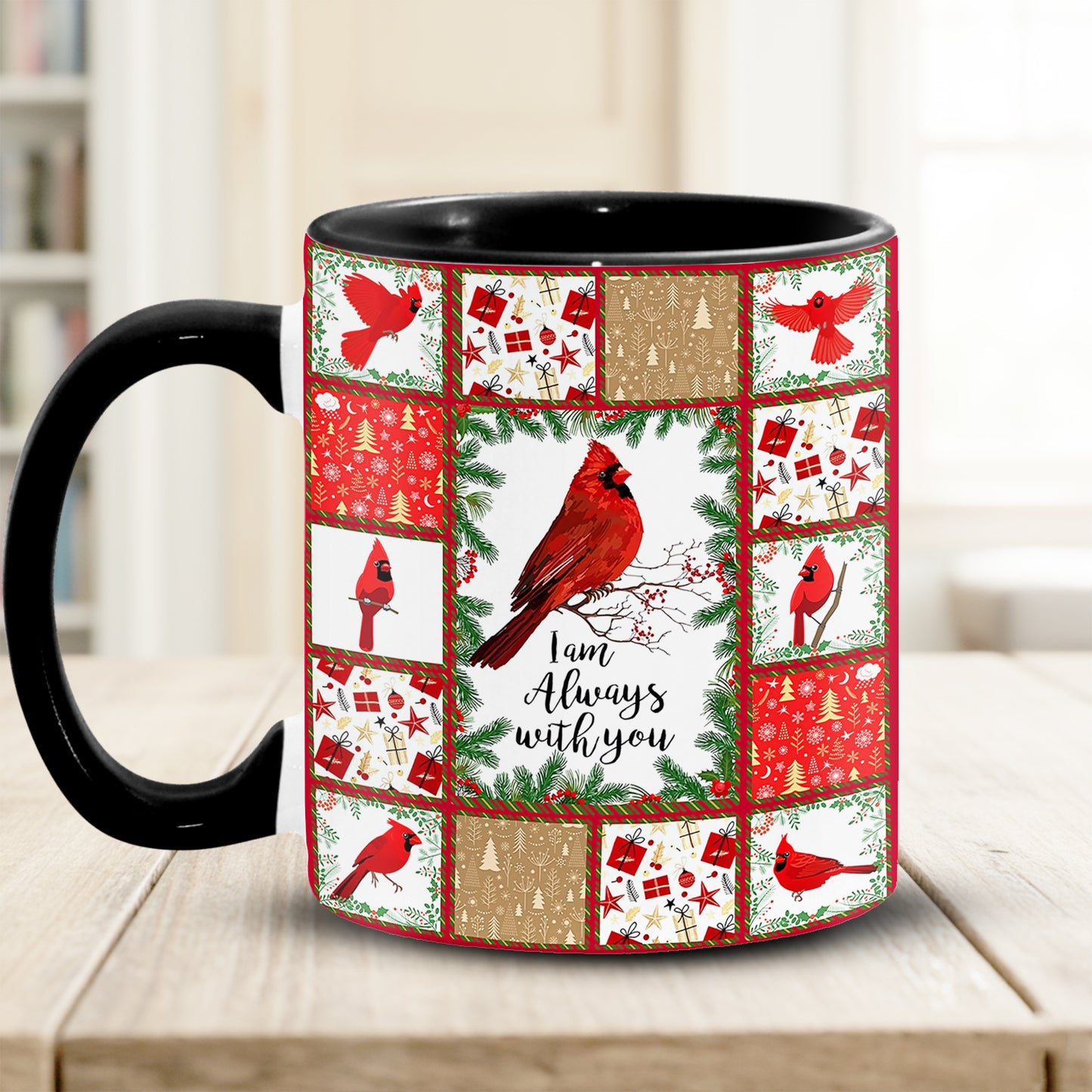 I Am Always With You - Cardinal Ceramic Accent Mug