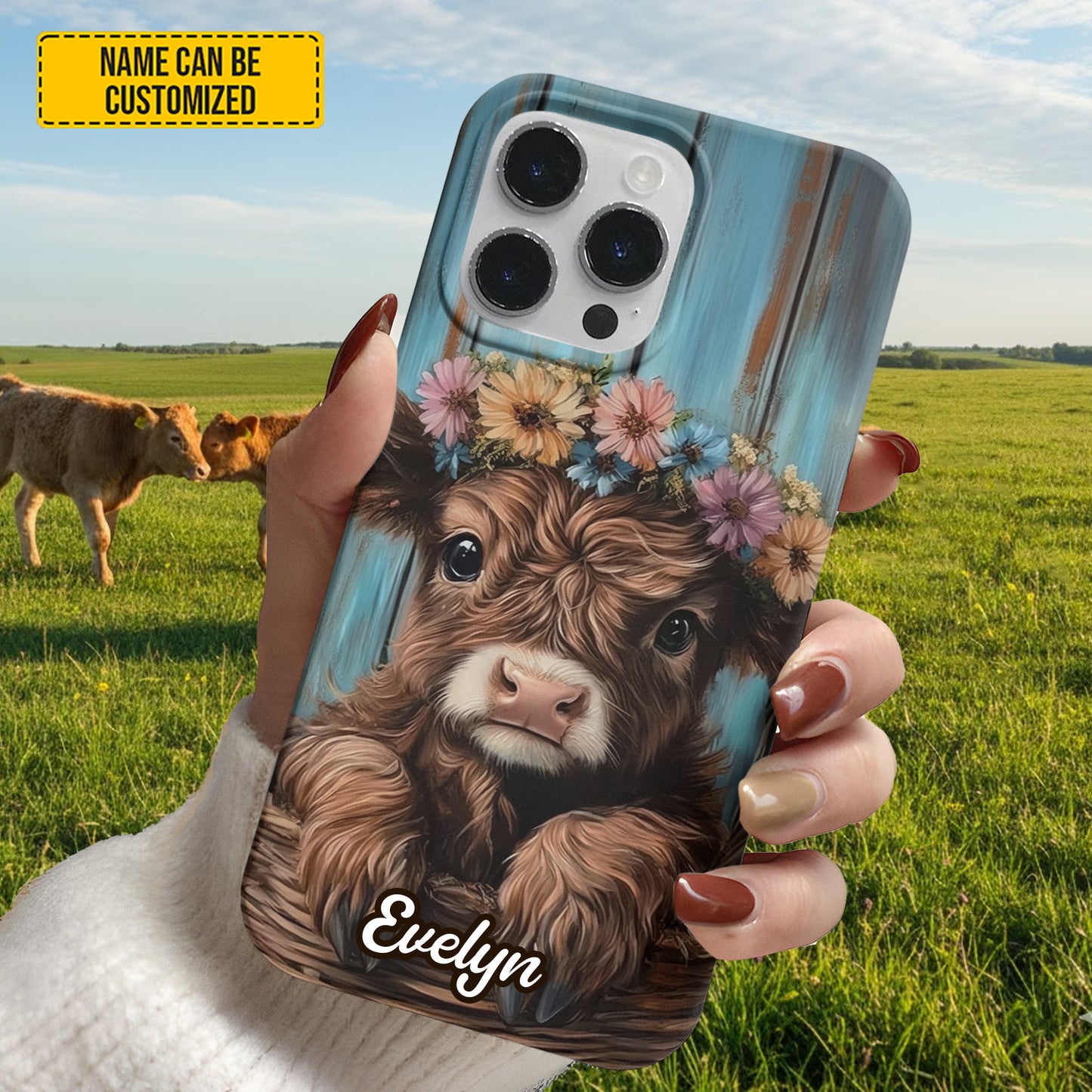 Highland Cow Cute - Personalized Phone Case