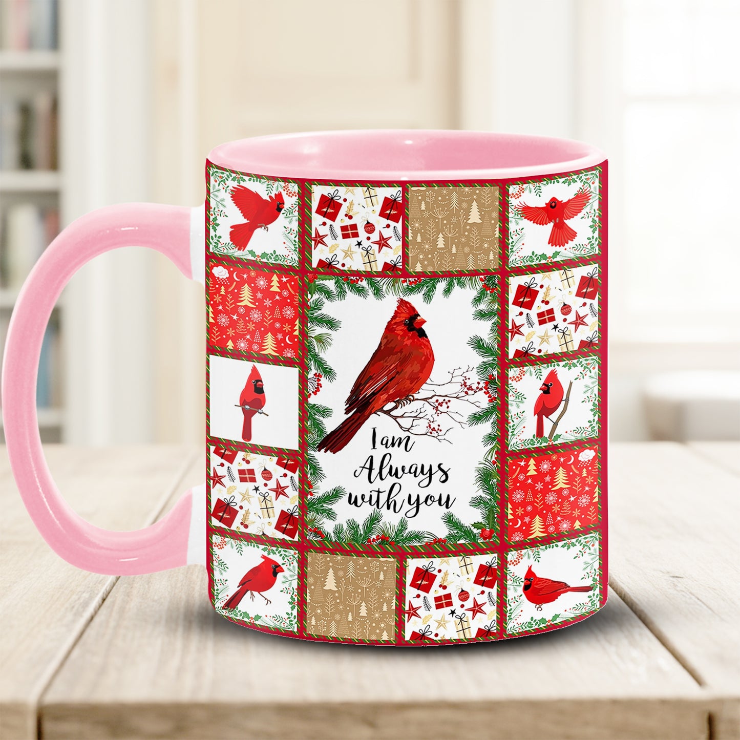I Am Always With You - Cardinal Ceramic Accent Mug