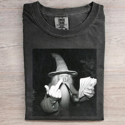 Gangster Wizard – Funny Fantasy Meme Shirt