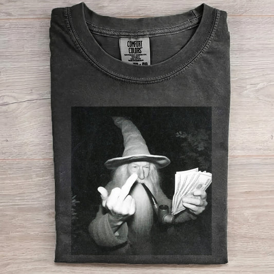Gangster Wizard – Funny Fantasy Meme Shirt