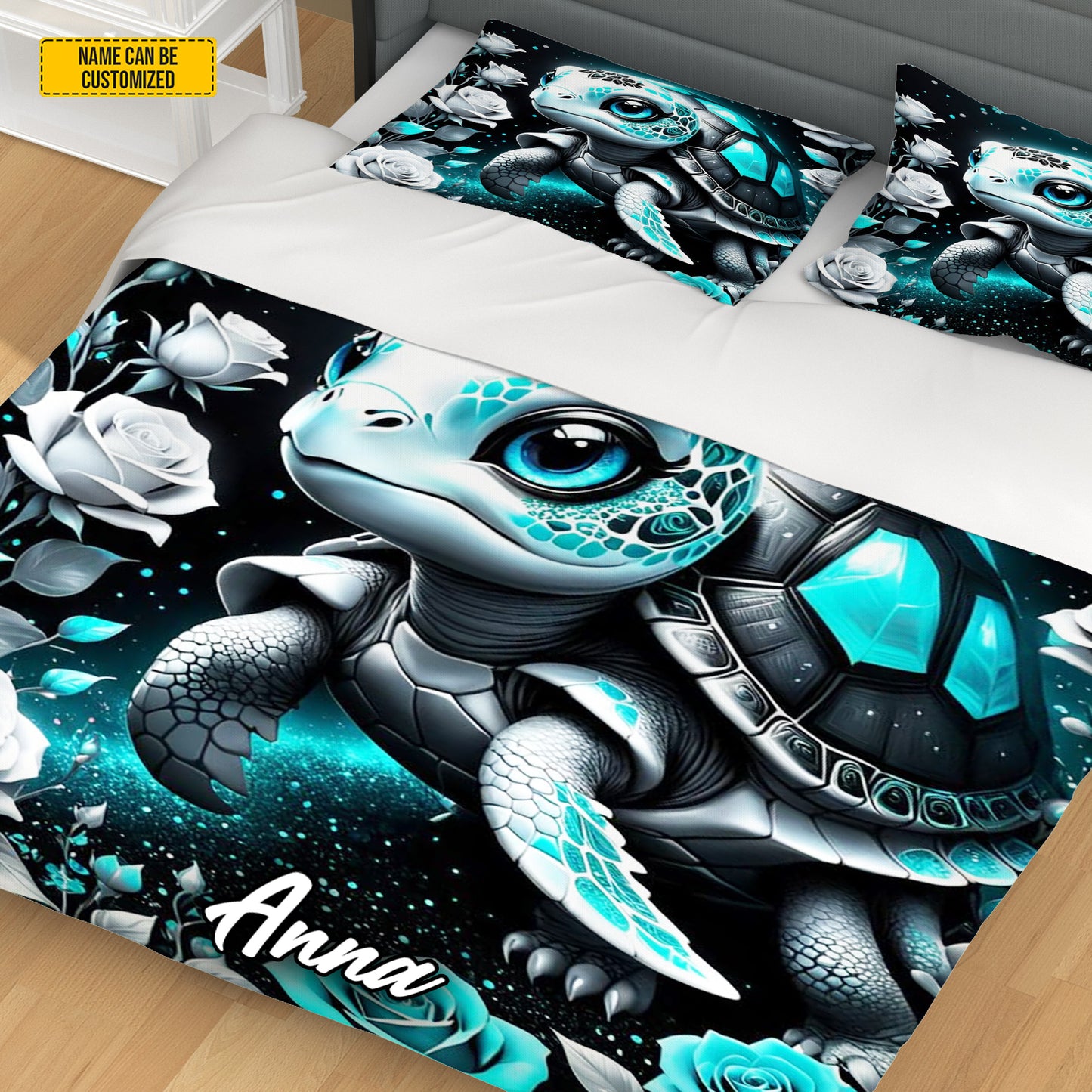 Personalized Sea Turtle Bedding Set