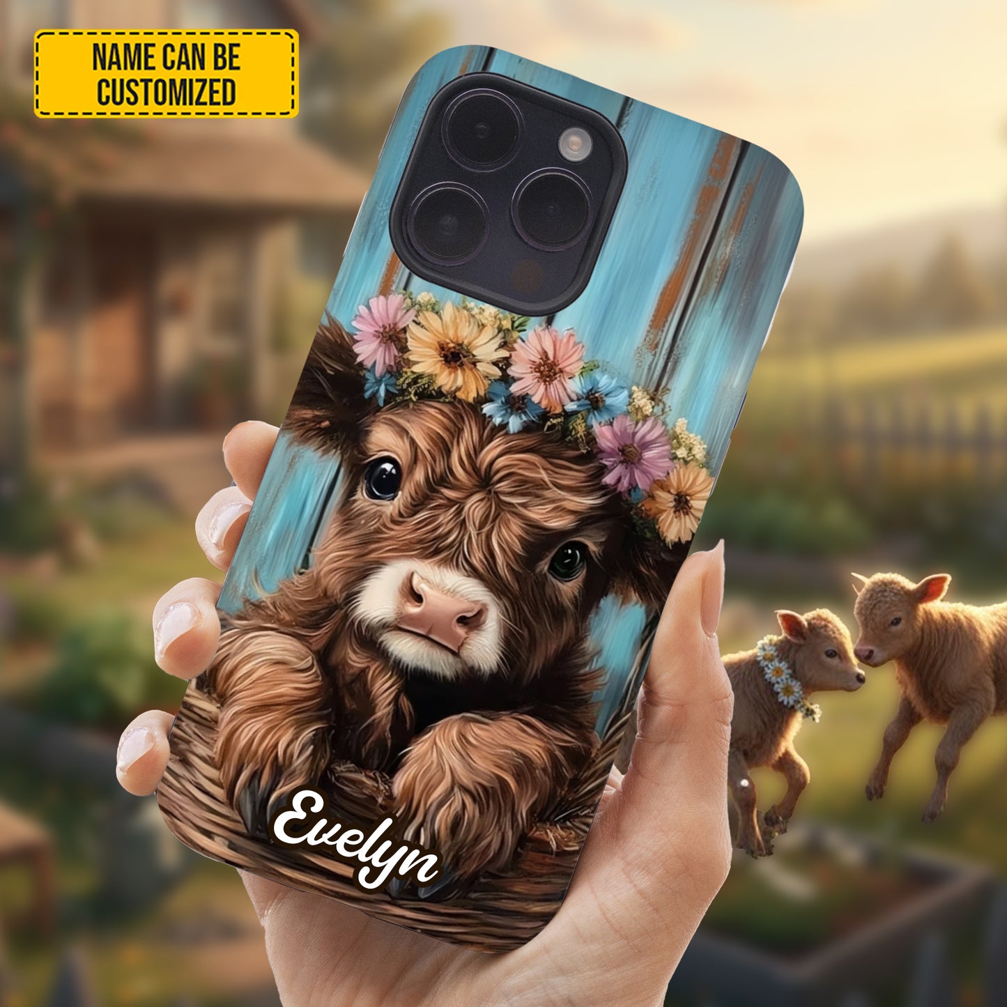 Highland Cow Cute - Personalized Phone Case
