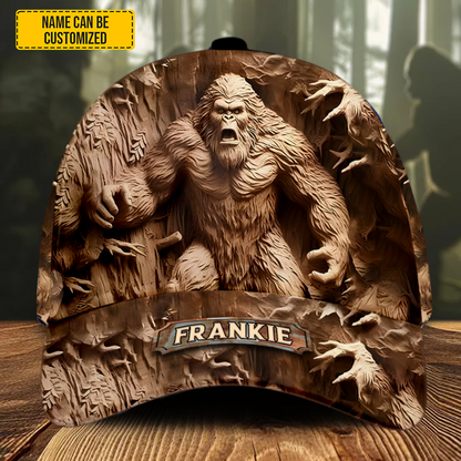 Personalized Bigfoot Legend In The Trees Classic Cap