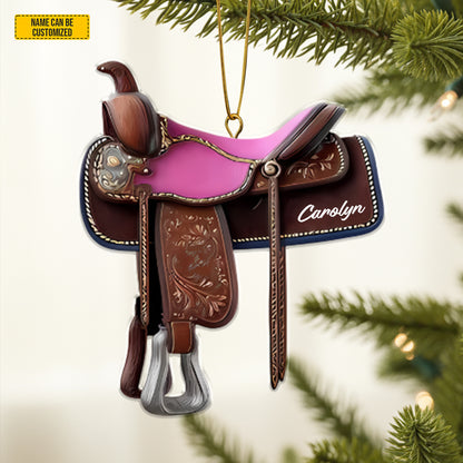 Western Horse  - Personalized Cowgirl Acrylic Ornament