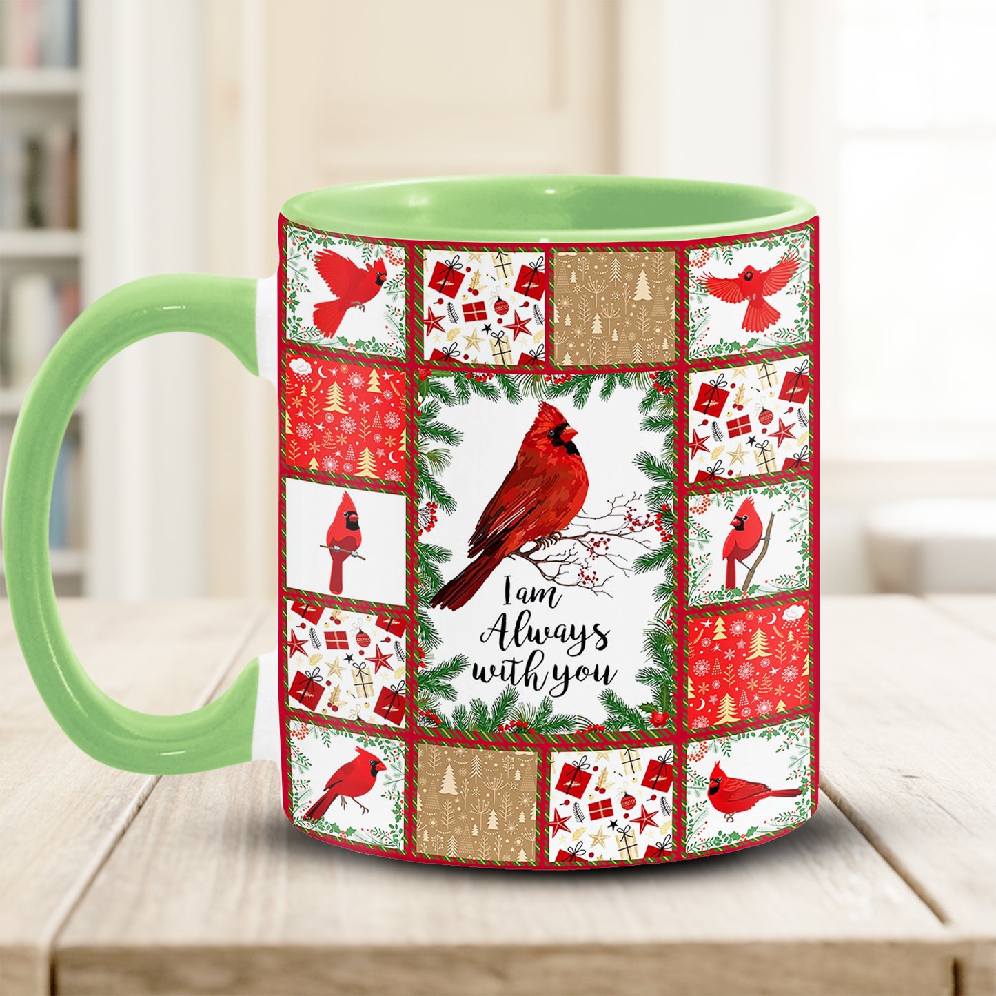 I Am Always With You - Cardinal Ceramic Accent Mug