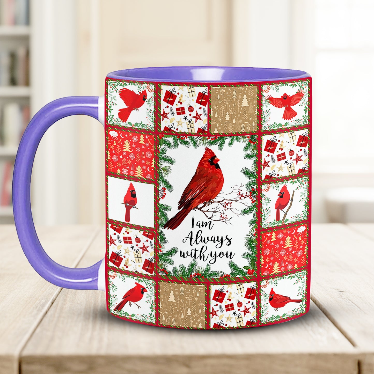 I Am Always With You - Cardinal Ceramic Accent Mug