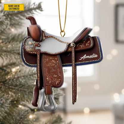 Western Horse  - Personalized Cowgirl Acrylic Ornament