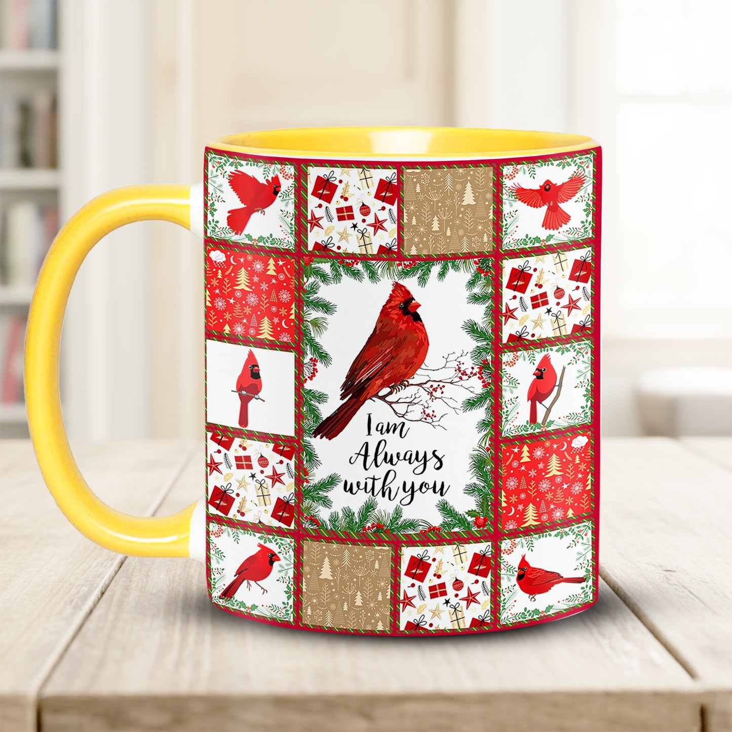 I Am Always With You - Cardinal Ceramic Accent Mug