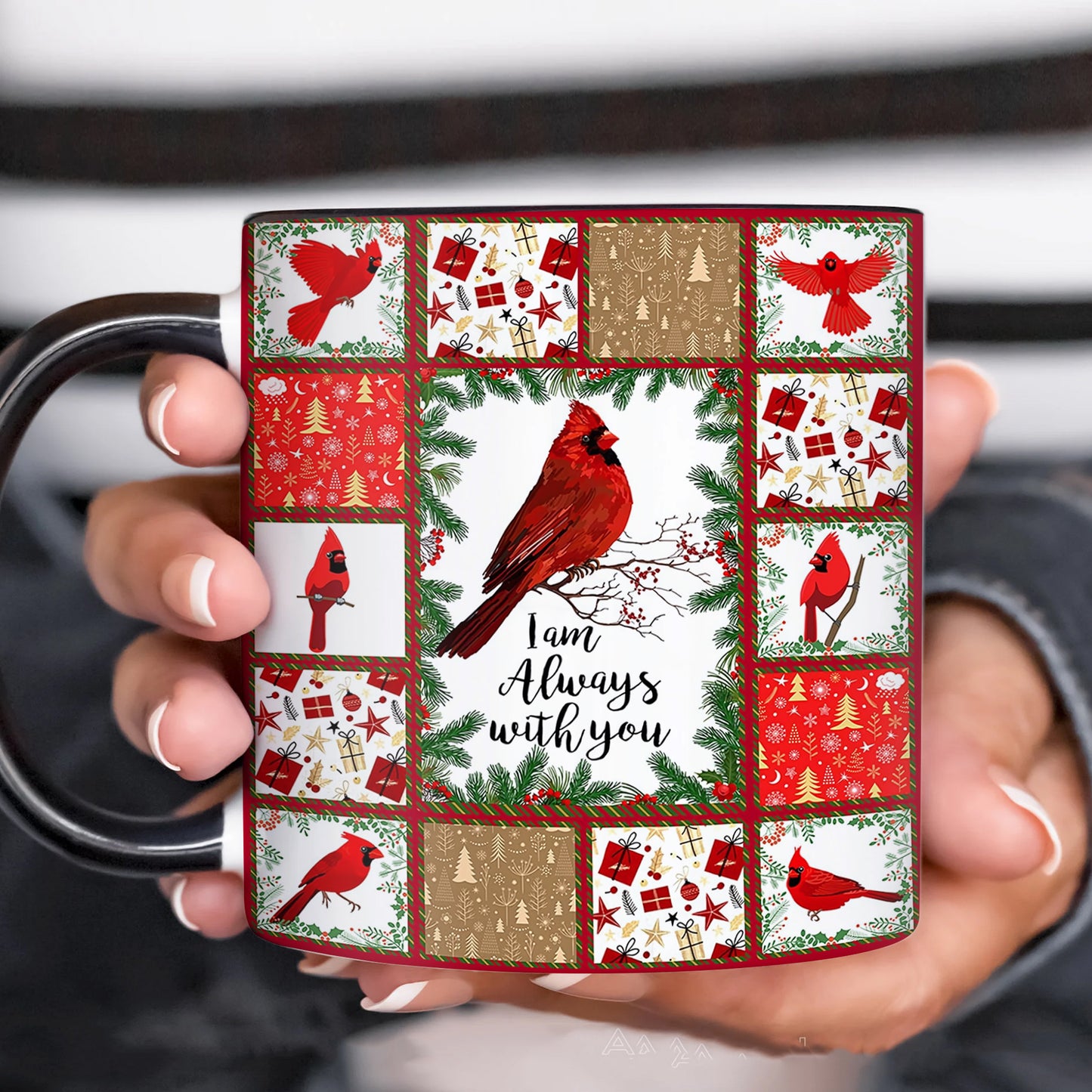 I Am Always With You - Cardinal Ceramic Accent Mug