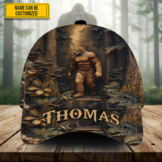 Personalized Bigfoot Legend In The Trees Classic Cap