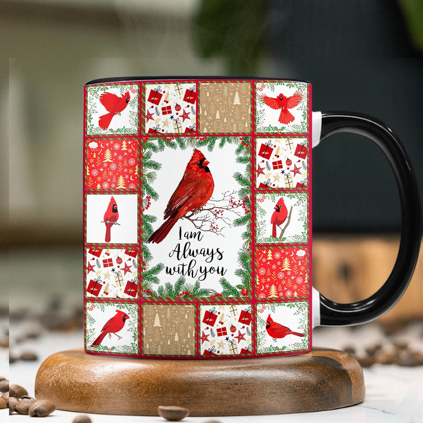 I Am Always With You - Cardinal Ceramic Accent Mug
