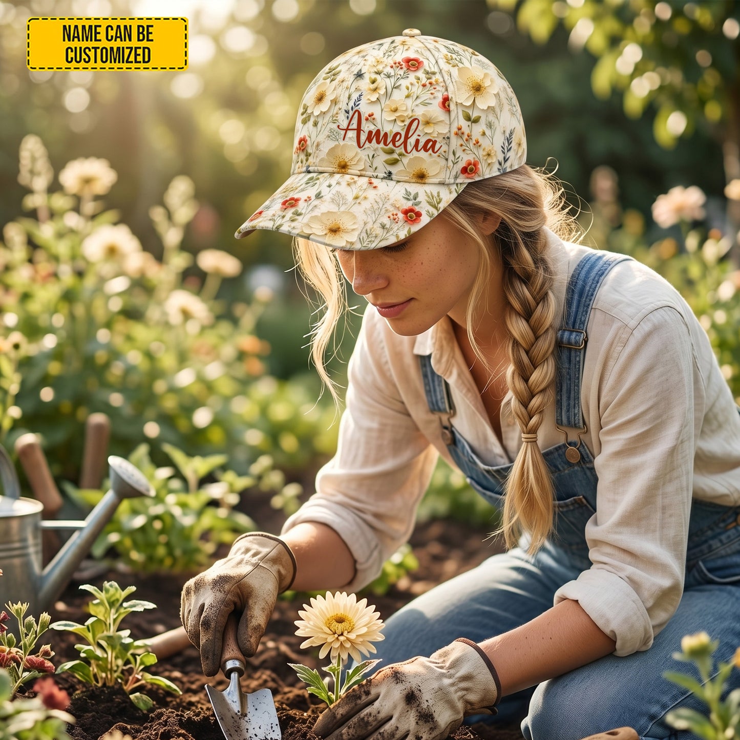 Personalized Wildflower Classic Cap