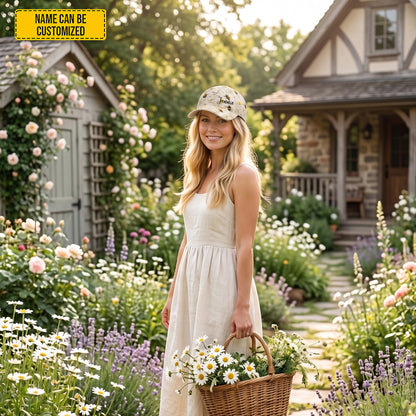 Personalized Bee & Daisy Classic Cap