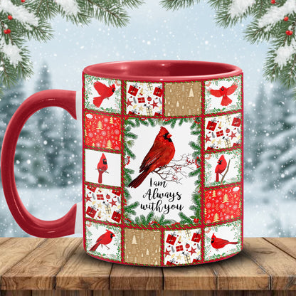 I Am Always With You - Cardinal Ceramic Accent Mug