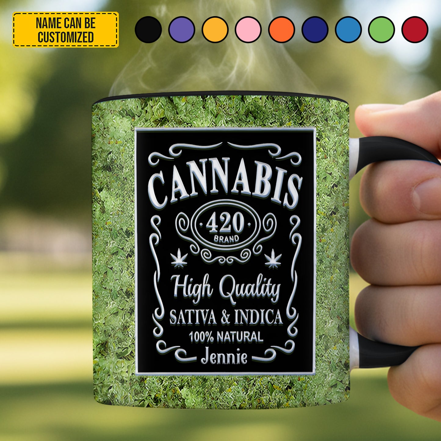 Weed Lover - Personalized Accent Mug