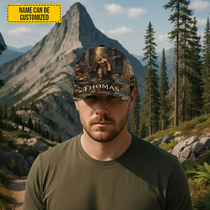 Personalized Bigfoot Legend In The Trees Classic Cap