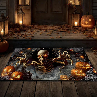 Horror Halloween Skeleton Doormat