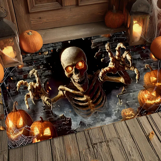 Horror Halloween Skeleton Doormat