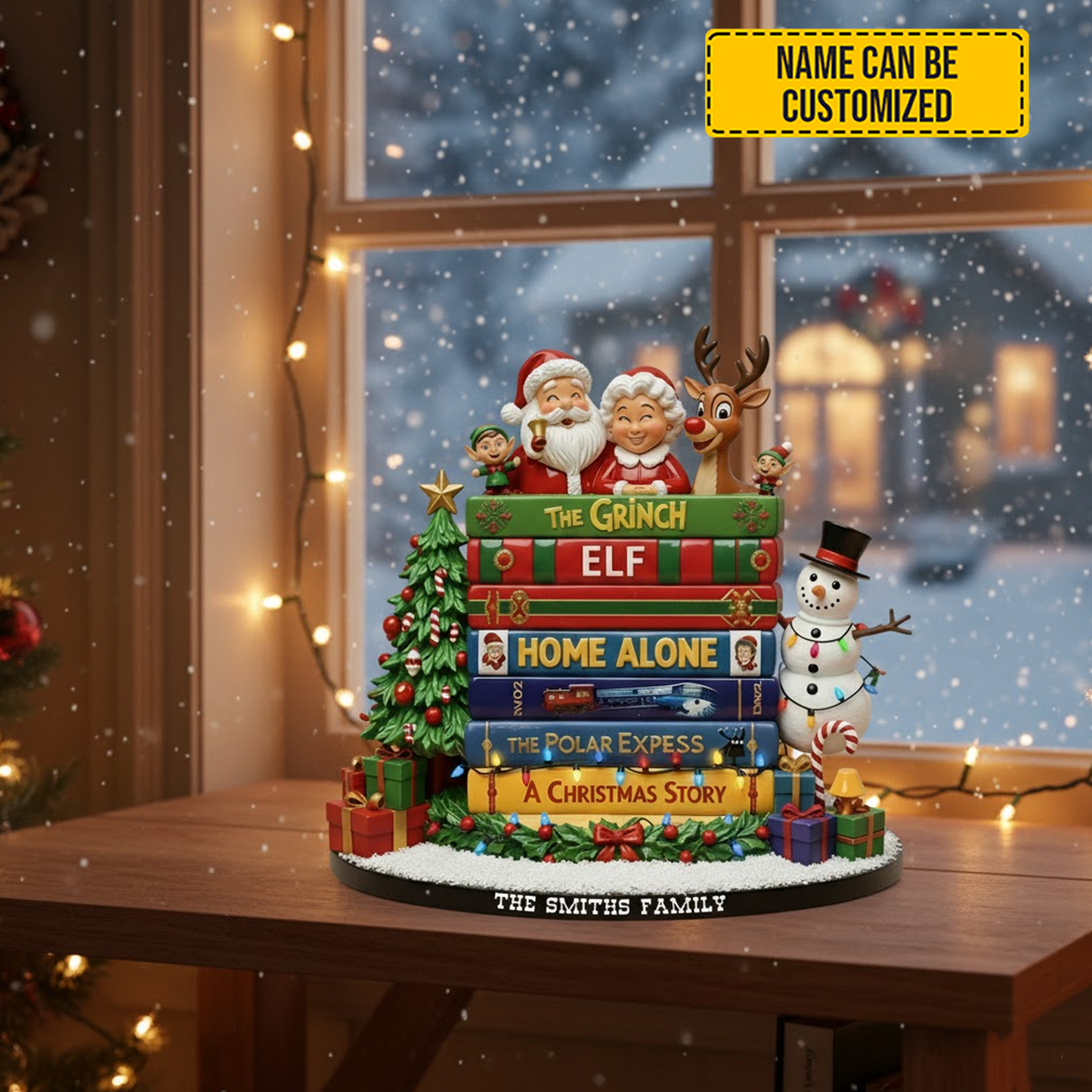 Christmas Classics – Personalized Holiday Acrylic Plaque