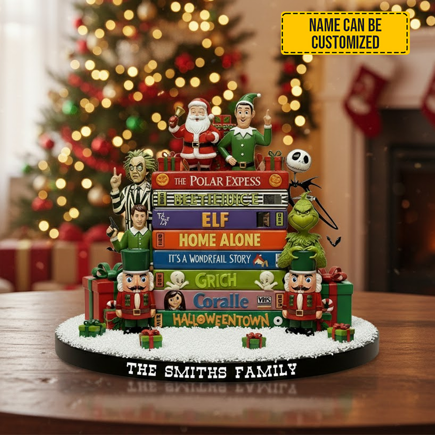 Christmas Classics – Personalized Holiday Acrylic Plaque