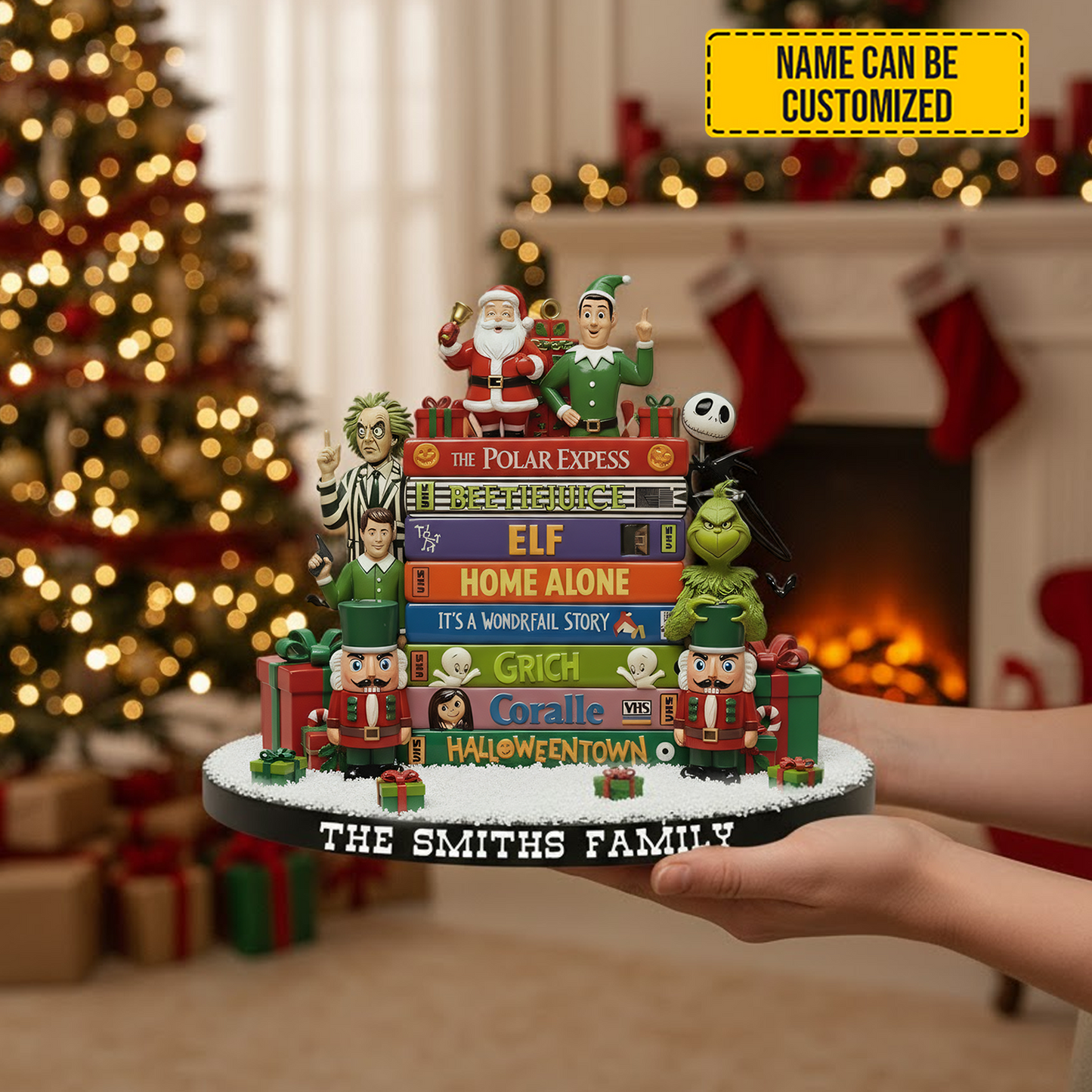 Christmas Classics – Personalized Holiday Acrylic Plaque