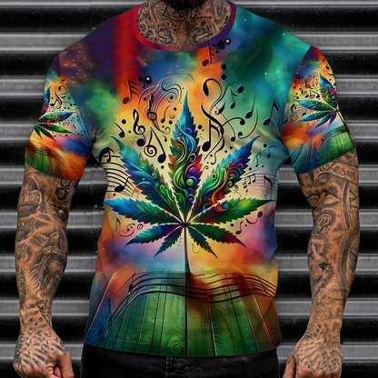 Weed And Music All Over Print
