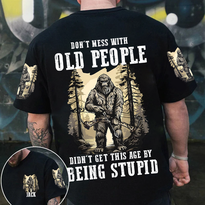 Personalized Bigfoot Hunting All Over Print