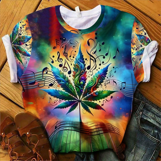 Weed And Music All Over Print