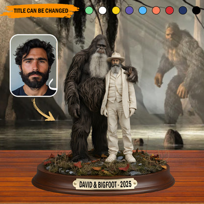 Bigfoot & Me – Personalized Best Friend Acrylic Plaque