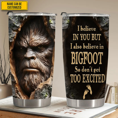 Personalized Sasquatch Face Tumbler