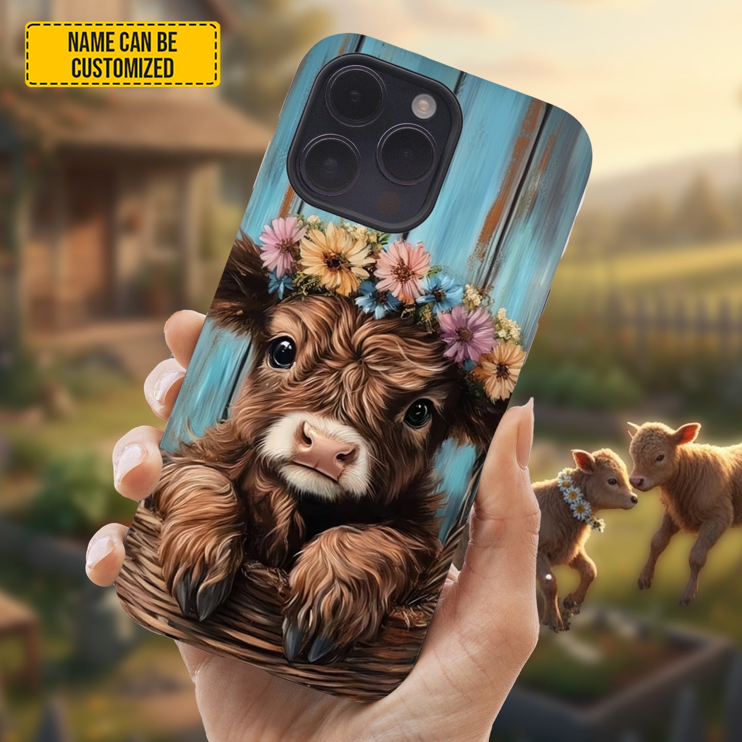 Highland Cow Cute - Personalized Phone Case